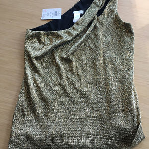 NWT Cache One Shoulder Top, Size M